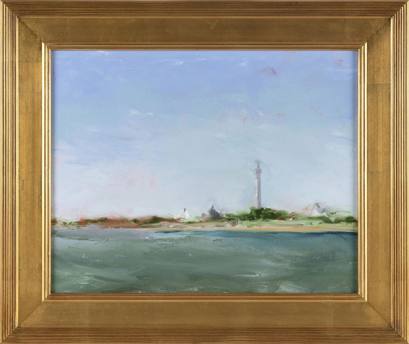 KIM VICTORIA KETTLER (Massachusetts, Contemporary), ìThe Approach, Provincetownî., Oil on (1 of 2)