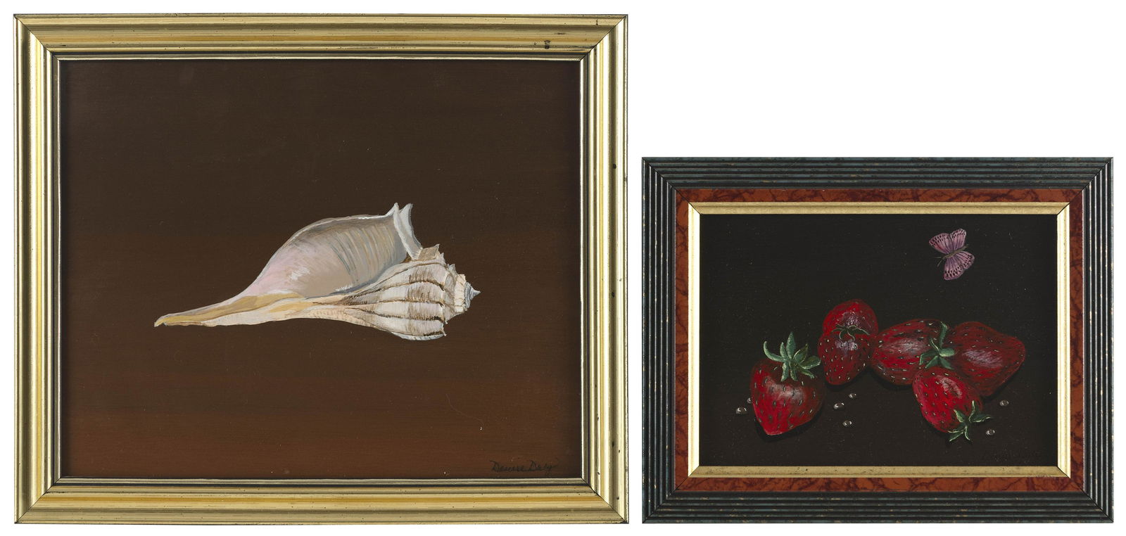 DENISE DALY (Florida, Contemporary), Two oils on board (1 of 1)