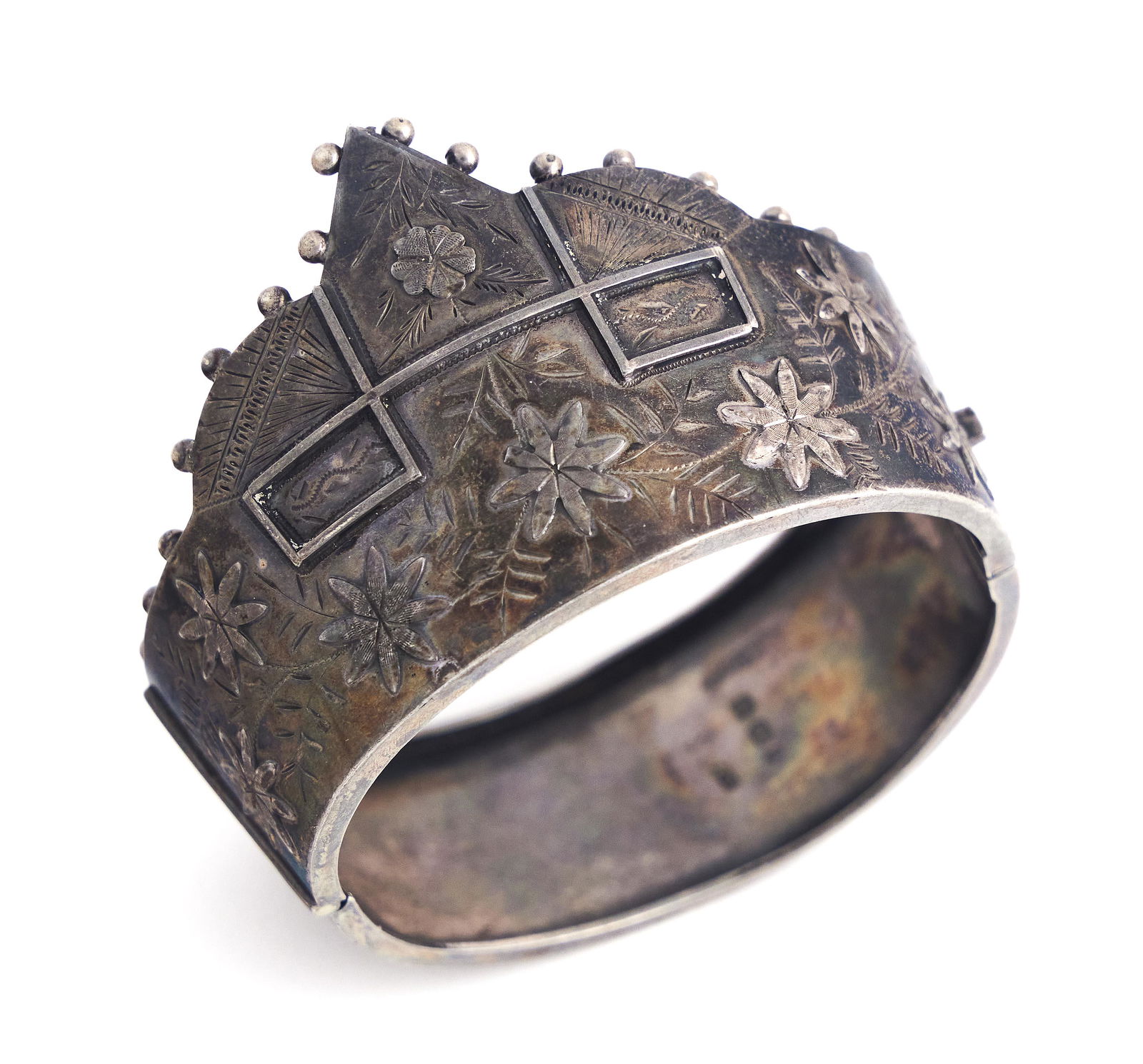 STERLING SILVER CUFF BANGLE BRACELET Approx. 16.98 total dwt. (1 of 1)