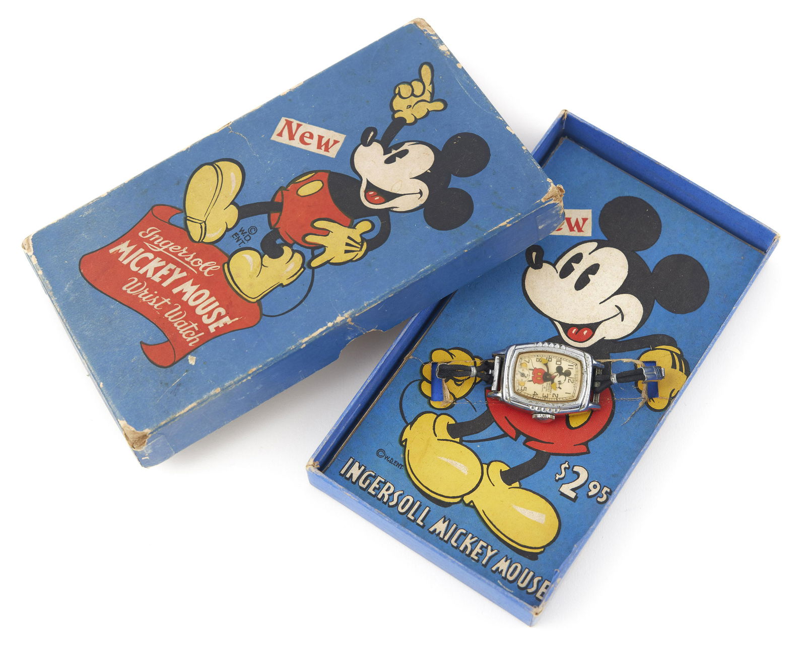 INGERSOLL WATERBURY COMPANY MICKEY MOUSE WATCH Approx. 17.19 total dwt. (1 of 2)