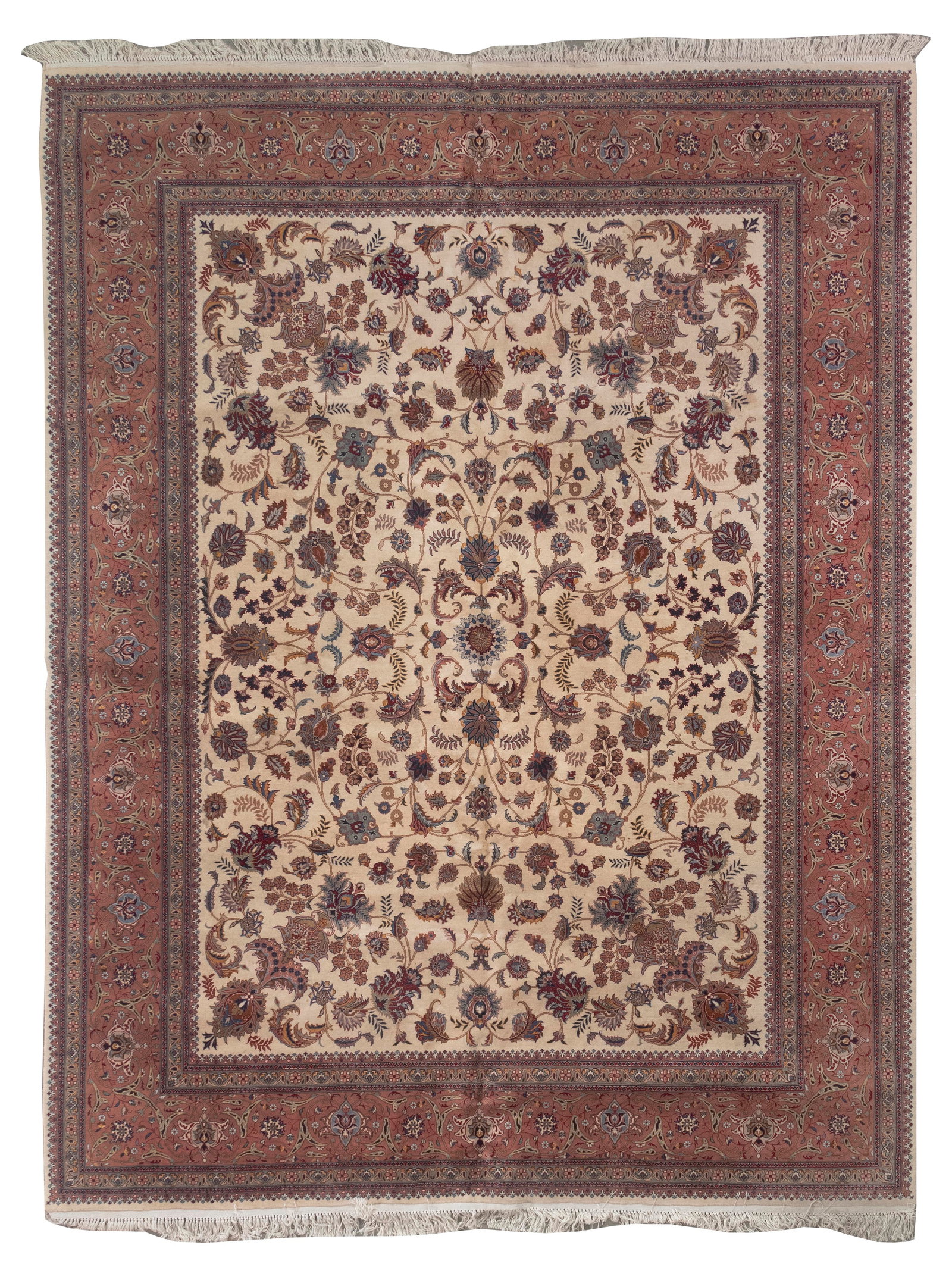 KESHAN DESIGN RUG: 9’1” X 11’10” Late 20th Century (1 of 1)