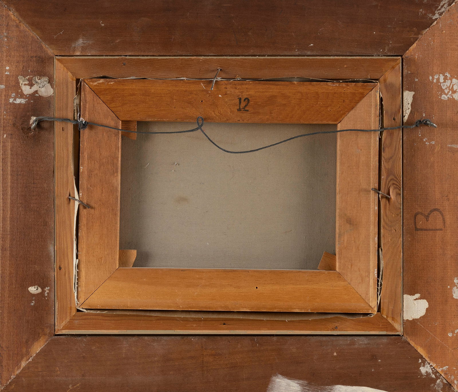 ANDRE (GITTELSON) GISSON (New York/Connecticut/France, 1921-2003), Two figures in a garden., Oil on (1 of 2)