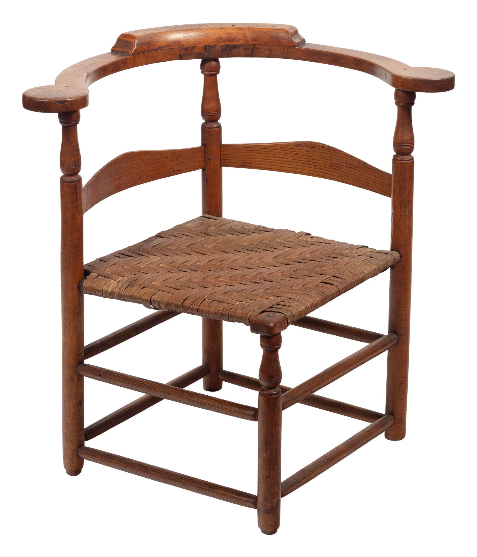 CORNER CHAIR New England, Mid-18th Century Back height 29î. Seat height 15î. (1 of 1)