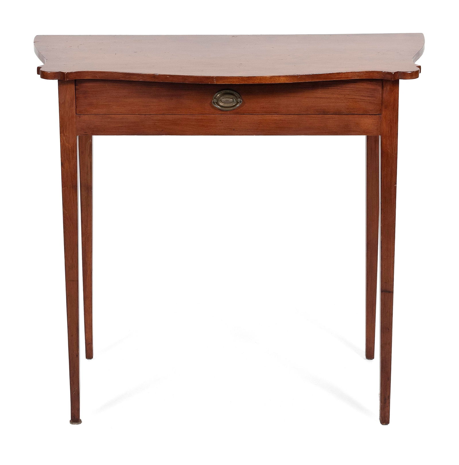 HEPPLEWHITE ONE-DRAWER DRESSING TABLE New England, Circa 1800 Height 30.5î. Width 34.25î. (1 of 1)