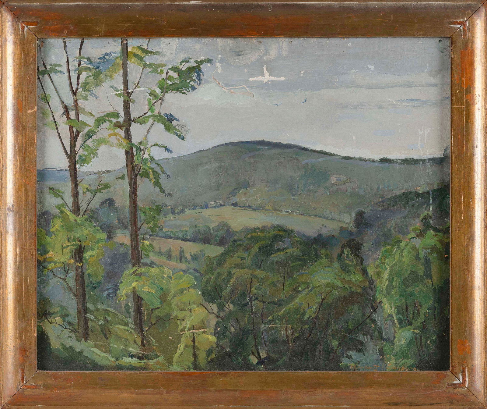 HERBERT JAMES SANBORN (America, 1907-1996), Mountainous landscape., Oil on canvas panel, 16î x (1 of 3)