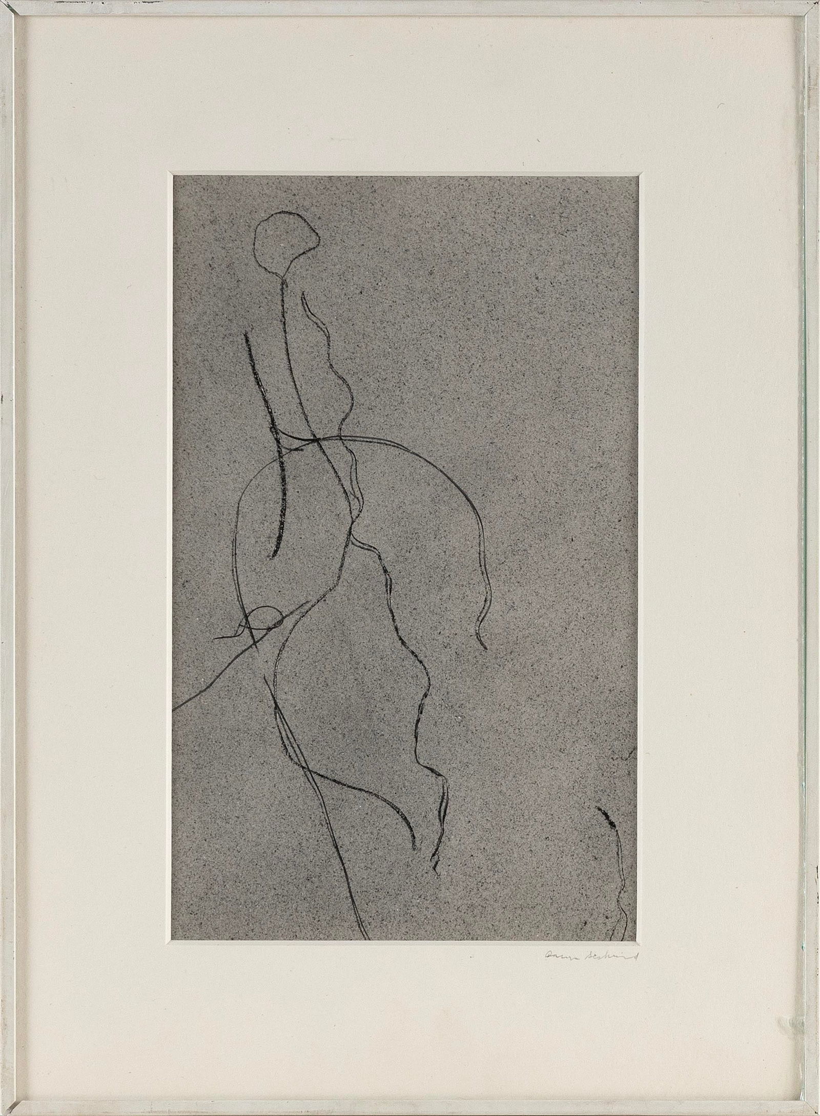 AARON SISKIND (New York/Rhode Island/Illinois, 1903-1991), Abstract composition, circa 1947., (1 of 2)