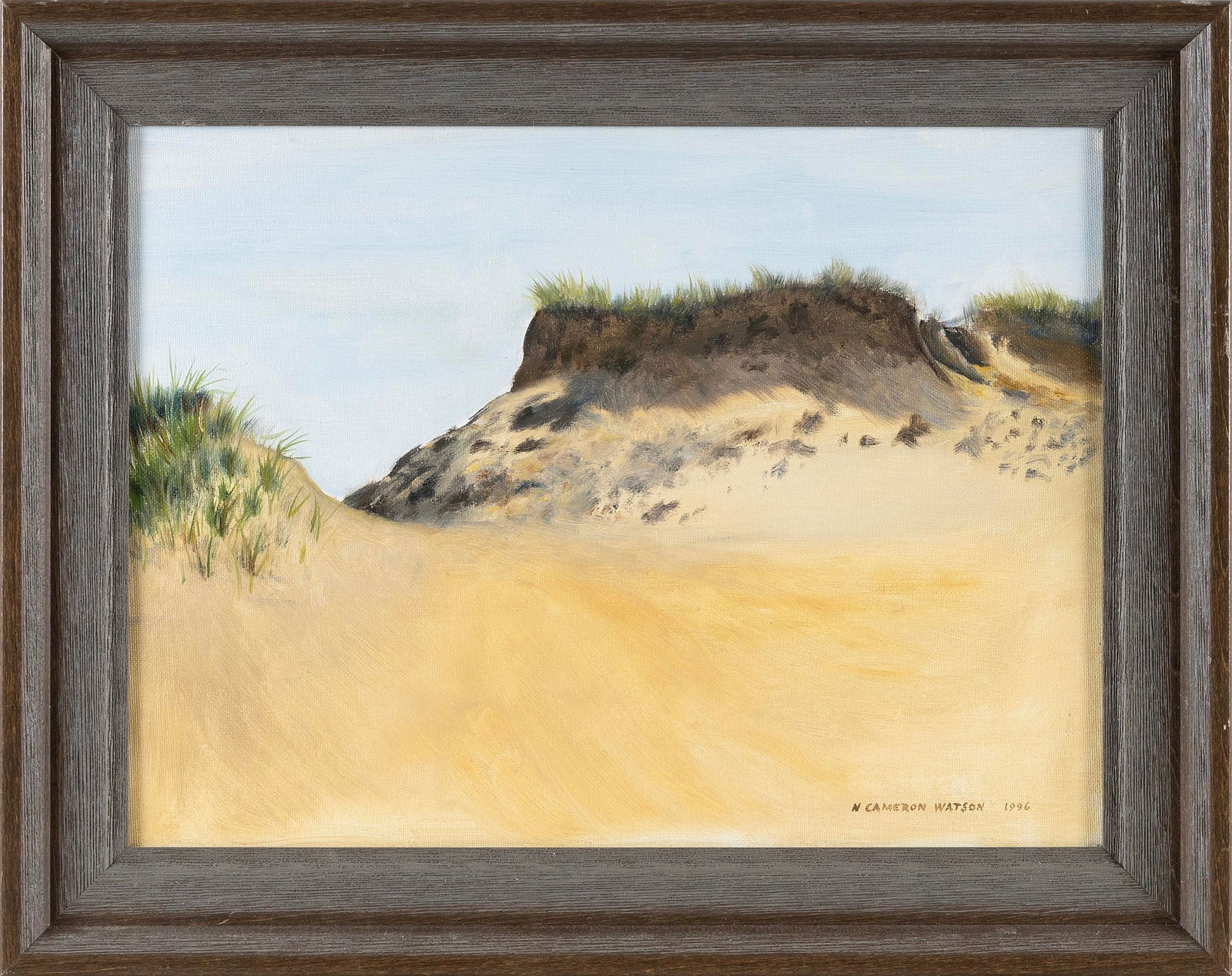 N. CAMERON WATSON (Massachusetts, 1955-), Cape Cod dunes., Oil on canvas board, 12î x 16î. (1 of 2)