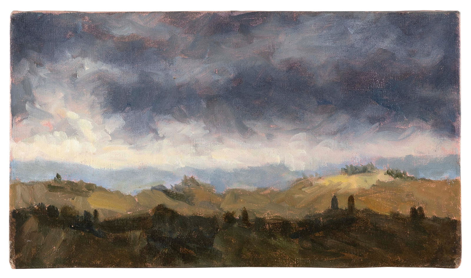 JOAN GRISWOLD (Massachusetts/Ohio/New York/Japan, 1954-), ìStormyî., Oil on canvas, 8î (1 of 2)