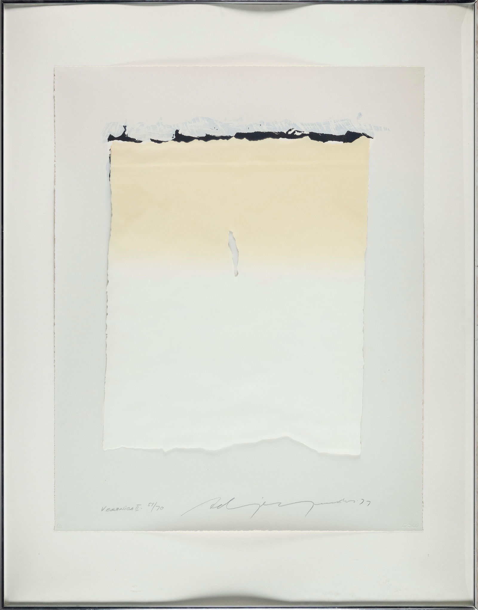 ADJA YUNKERS (New York/Sweden, 1900-1983), ìVeronica IIî, 1977., Color lithograph, sheet (1 of 2)