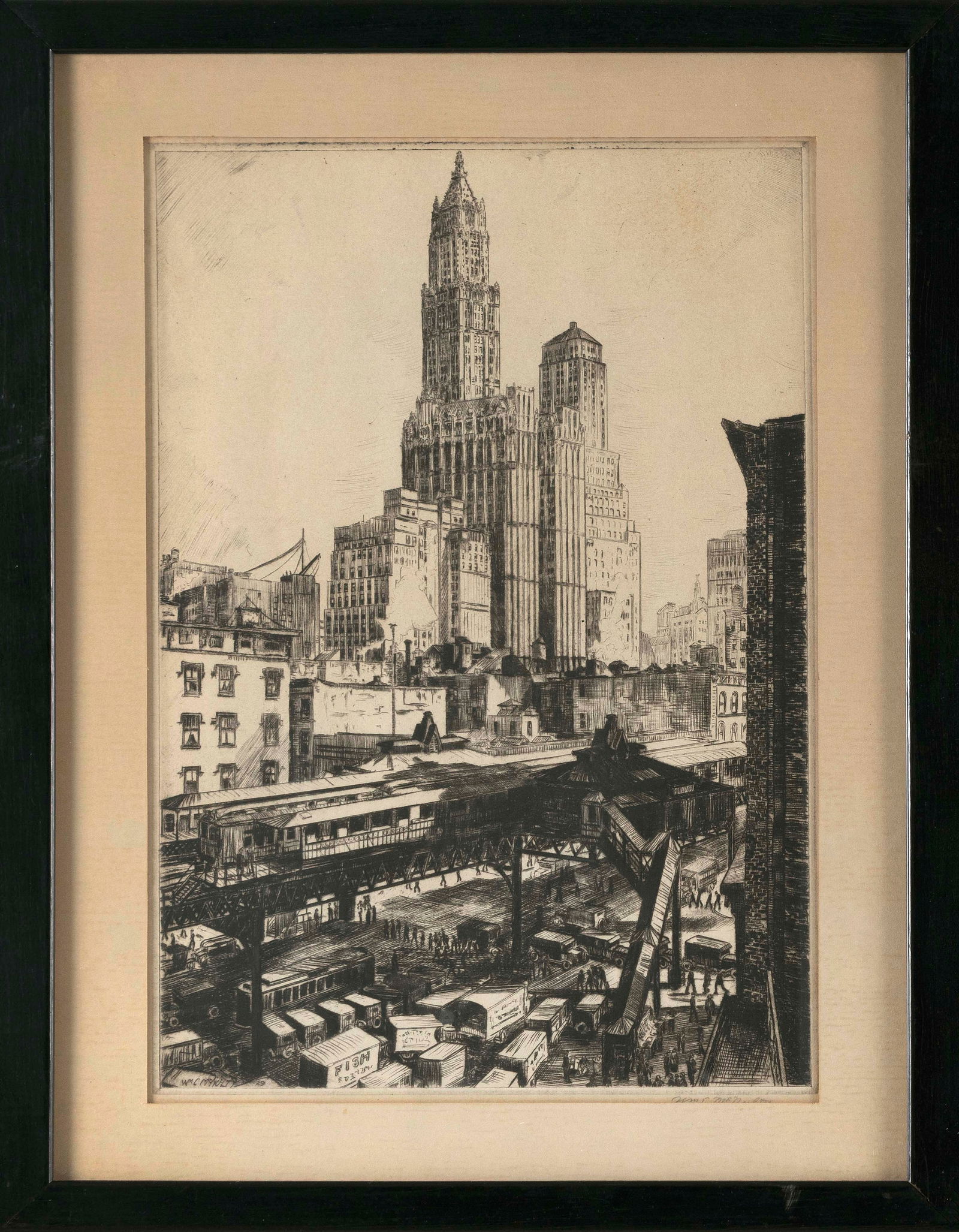 WILLIAM CHARLES MCNULTY (New York/Massachusetts, 1884-1963), "Woolworth Building, New Yorkî, (1 of 4)