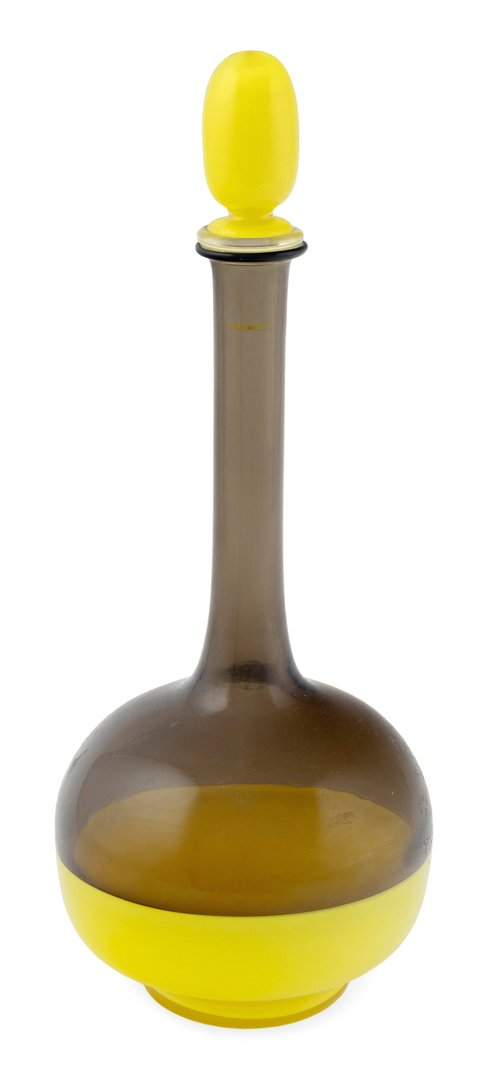 MURANO KARAFFE ART GLASS CARAFE Dated 1990 Height 13". (1 of 3)