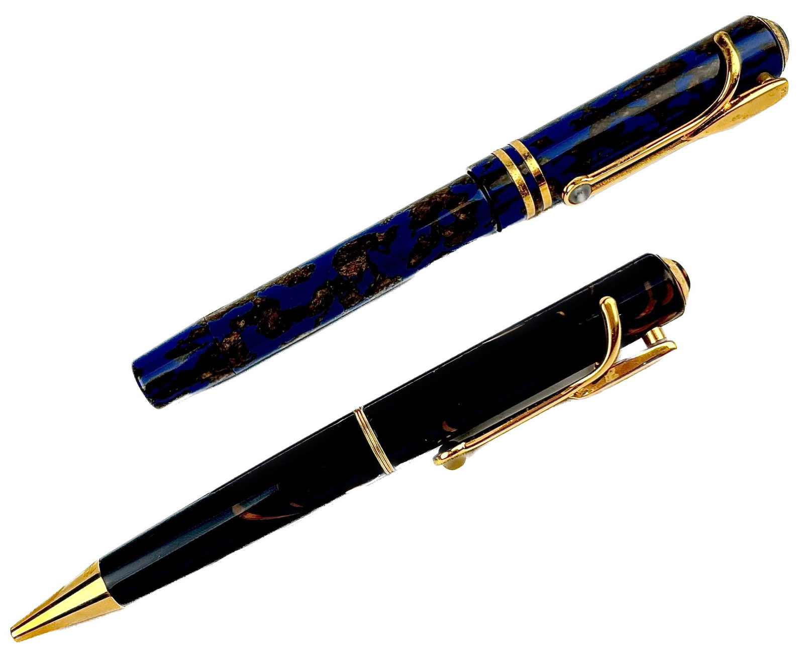 Viscontifirenze Ìr.m.s. Titanic" Fountain And Ballpoint Pens Lengths 5