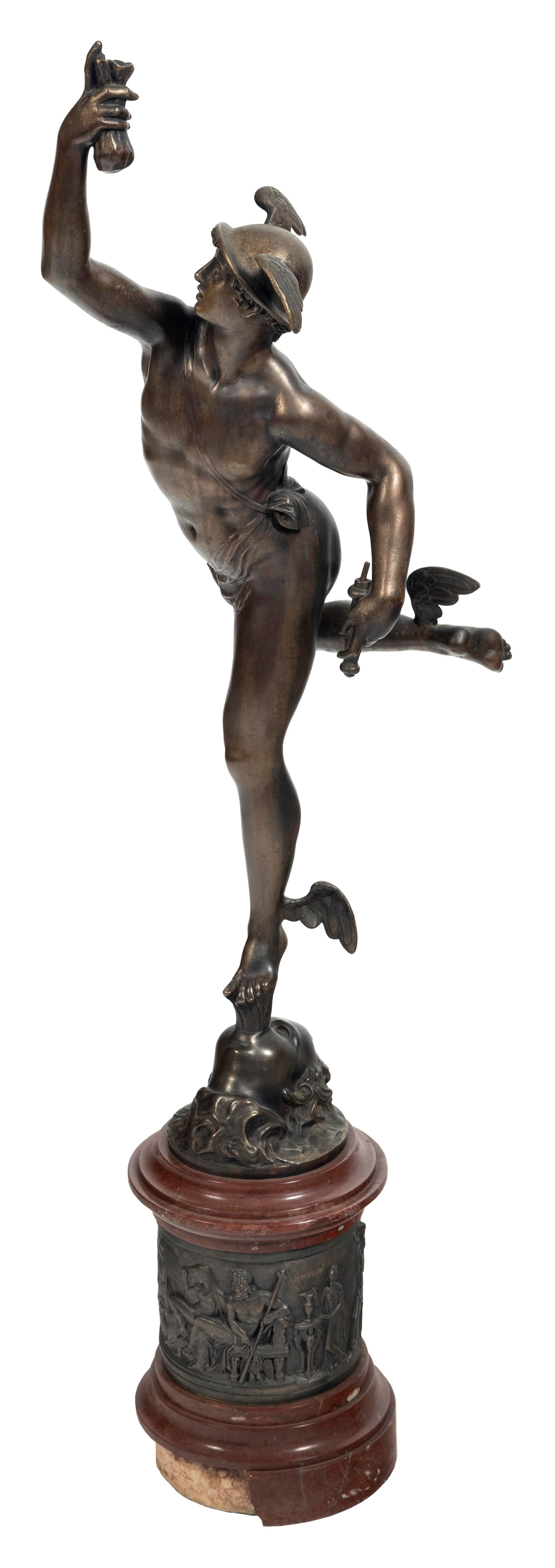 AFTER JEAN DE BOLOGNE (France/Italy, 1524-1606), Mercury propelled into the air by the breath of a (1 of 2)