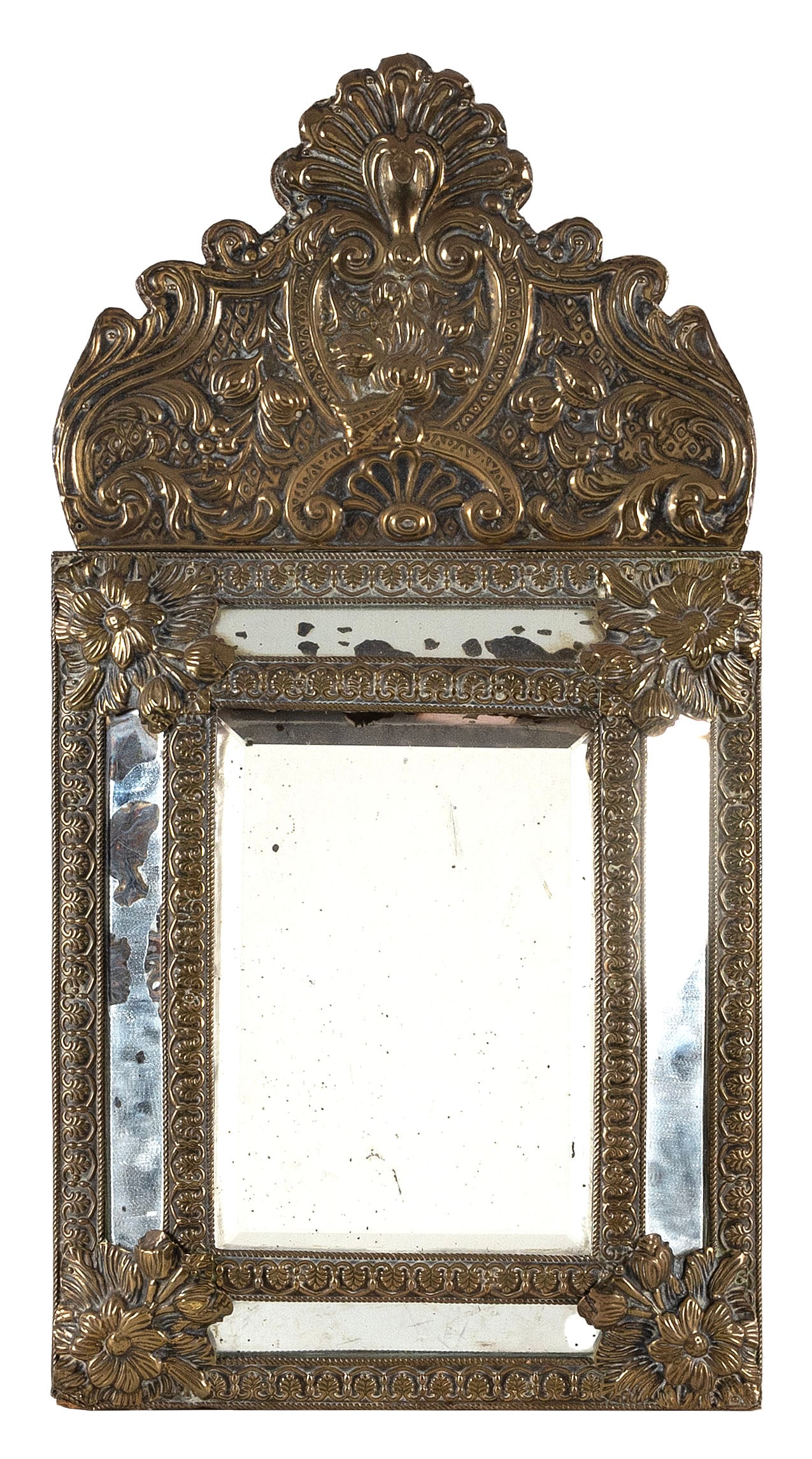 CONTINENTAL MIRROR 19th Century Height 20.25î. Width 10.5î. (1 of 1)