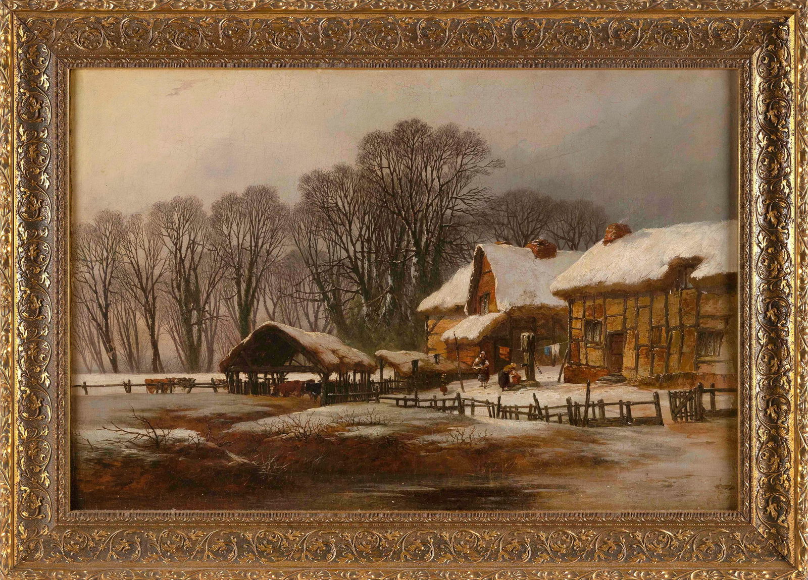 WILLIAM PITT (United Kingdom, 1853-1890), "Whitnash near Leamington Warwickshire"., Oil on canvas, (1 of 2)