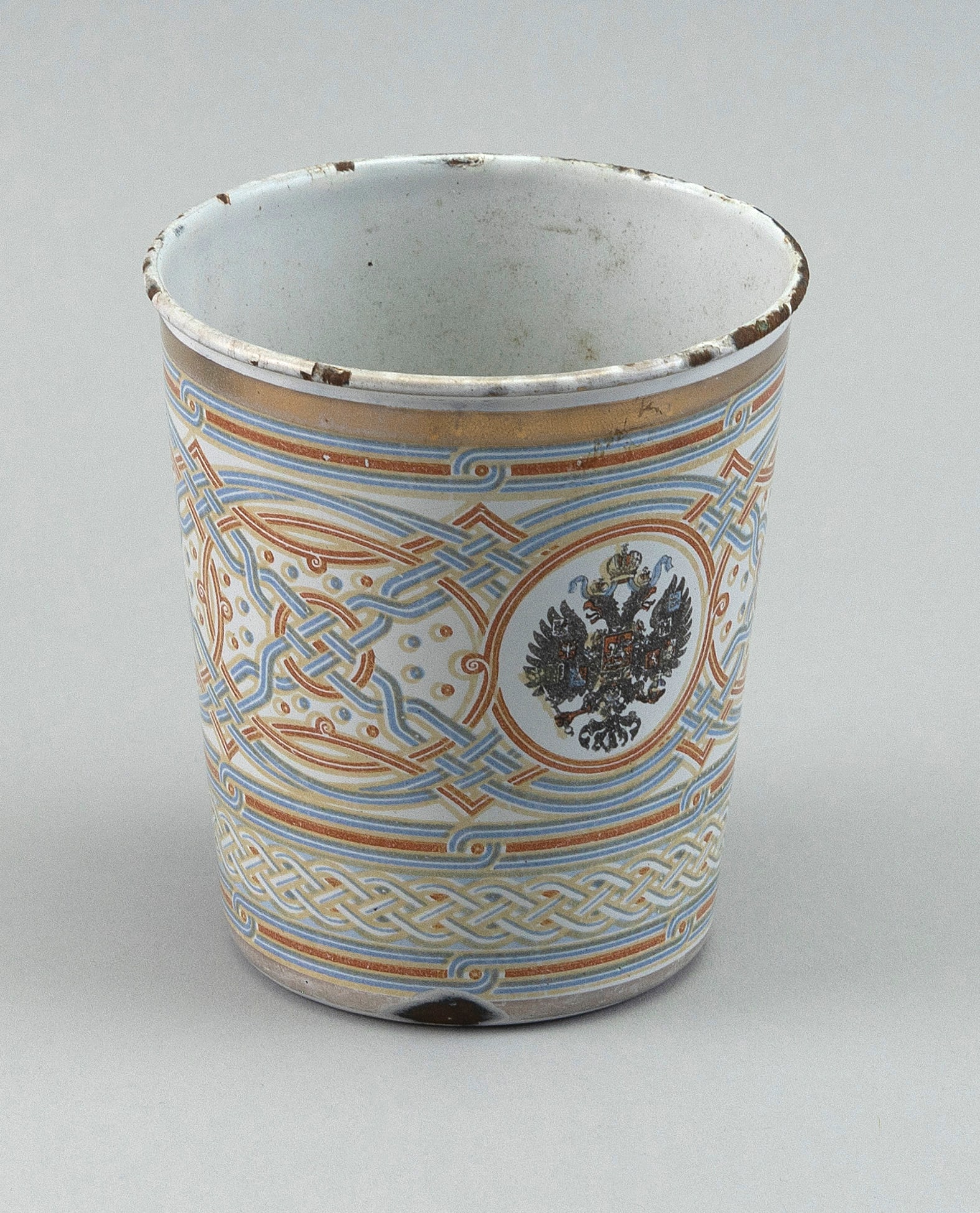 CZAR NICHOLAS II CORONATION COMMEMORATIVE CUP Circa 1896 Height 5". (1 of 2)