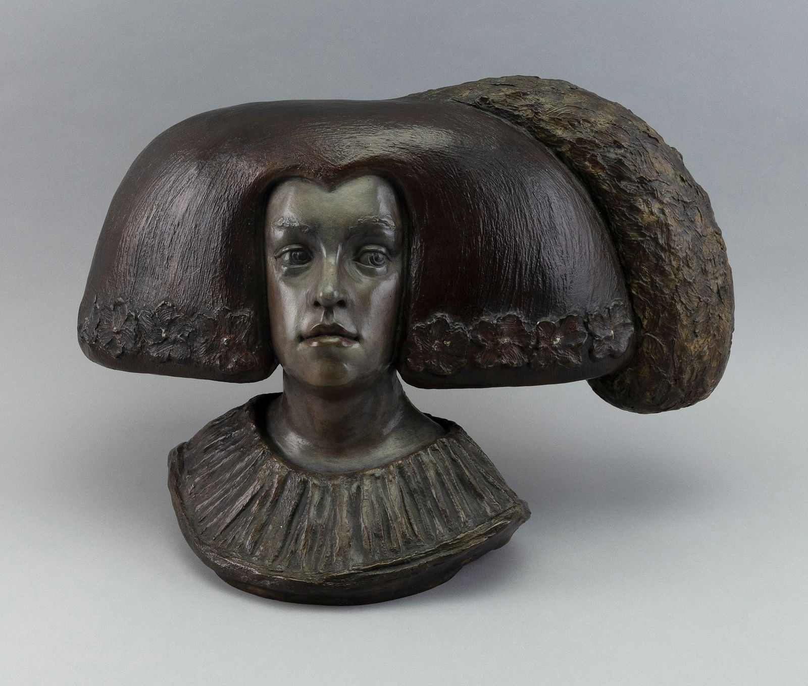 CLAUDIA COHEN (California, Contemporary), Bust ìVisions of Velazquezî., Bronze, height (1 of 2)