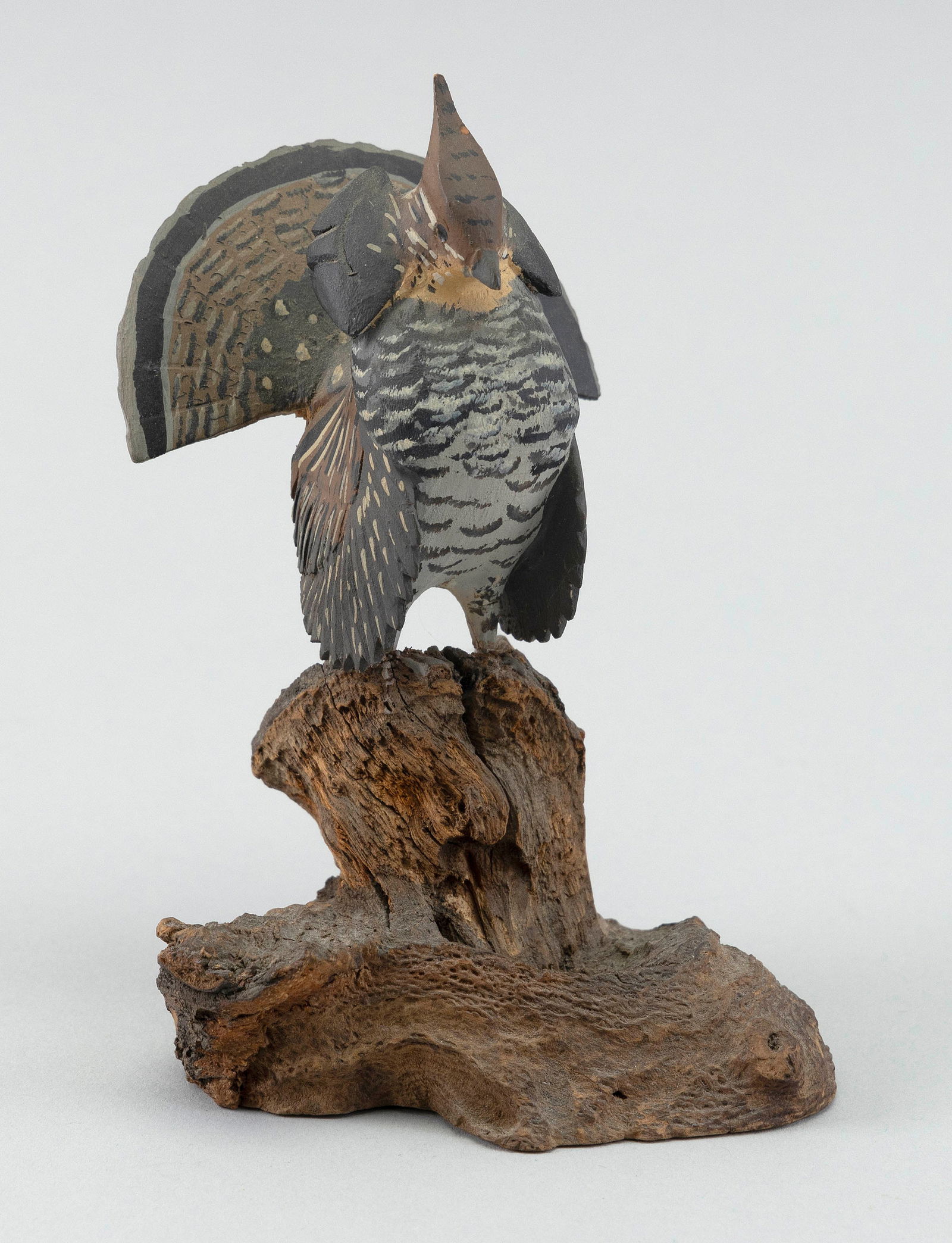 RUSS BURR MINIATURE GROUSE Hingham, Massachusetts, 1887-1955 Height 5". (1 of 3)