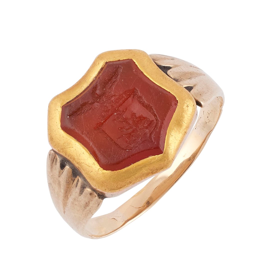 GOLD RING BELONGING TO COMMODORE OLIVER HAZARD PERRY Late 18th/Early 19th Century (1 of 2)