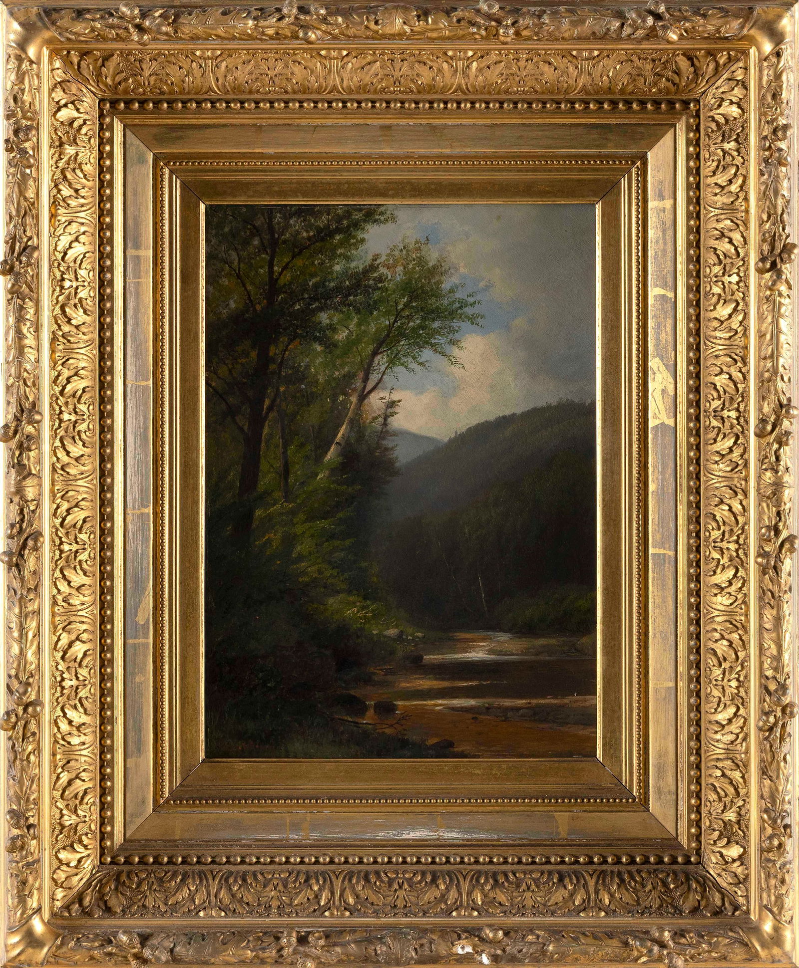 JOSEPH ANTONIO HEKKING (New York/Michigan/The Netherlands, 1830-1903), Mountain landscape, likely (1 of 4)