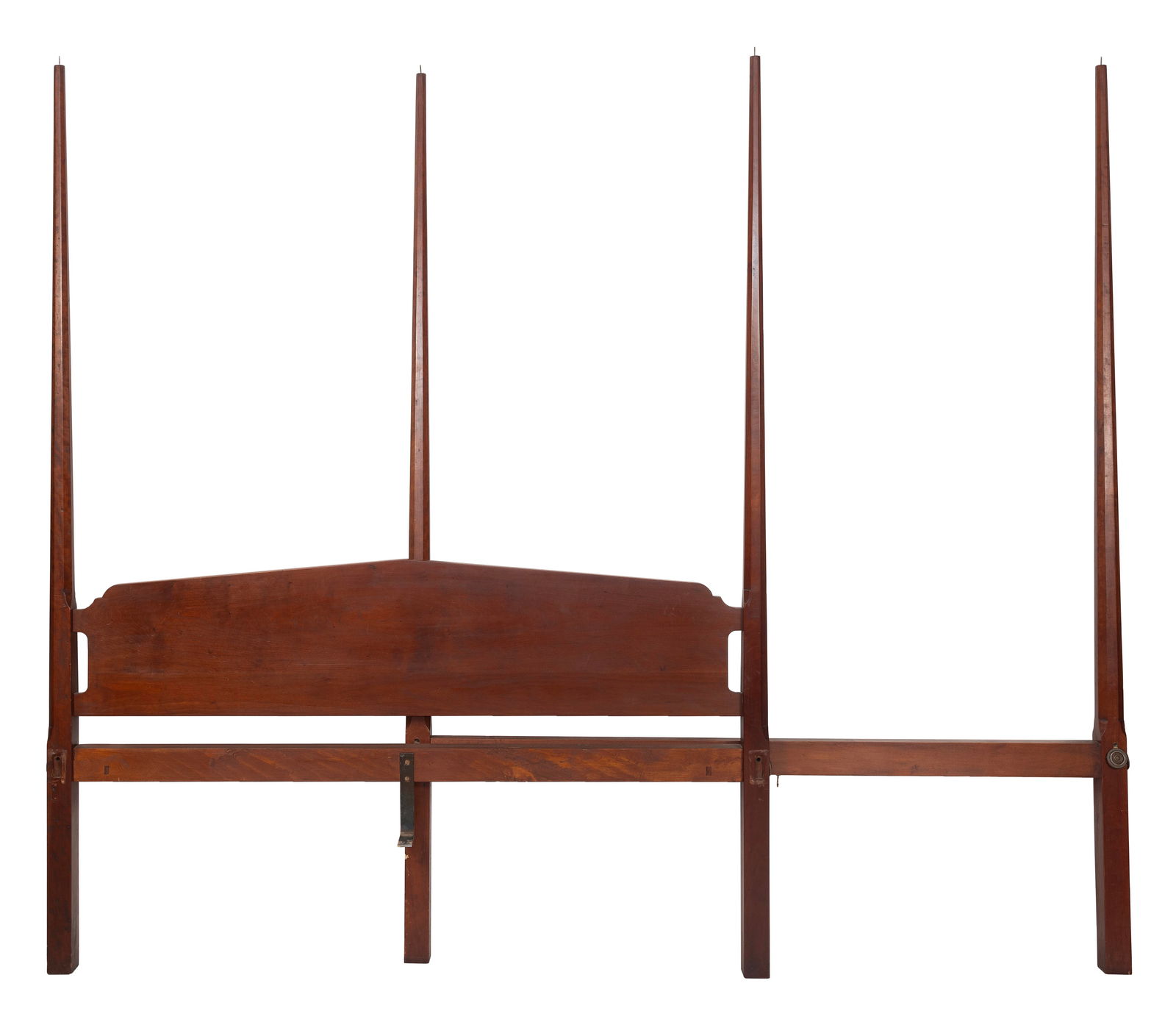 ELDRED WHEELER QUEEN-SIZE BED 20th Century Height 83". Width 64". (1 of 2)