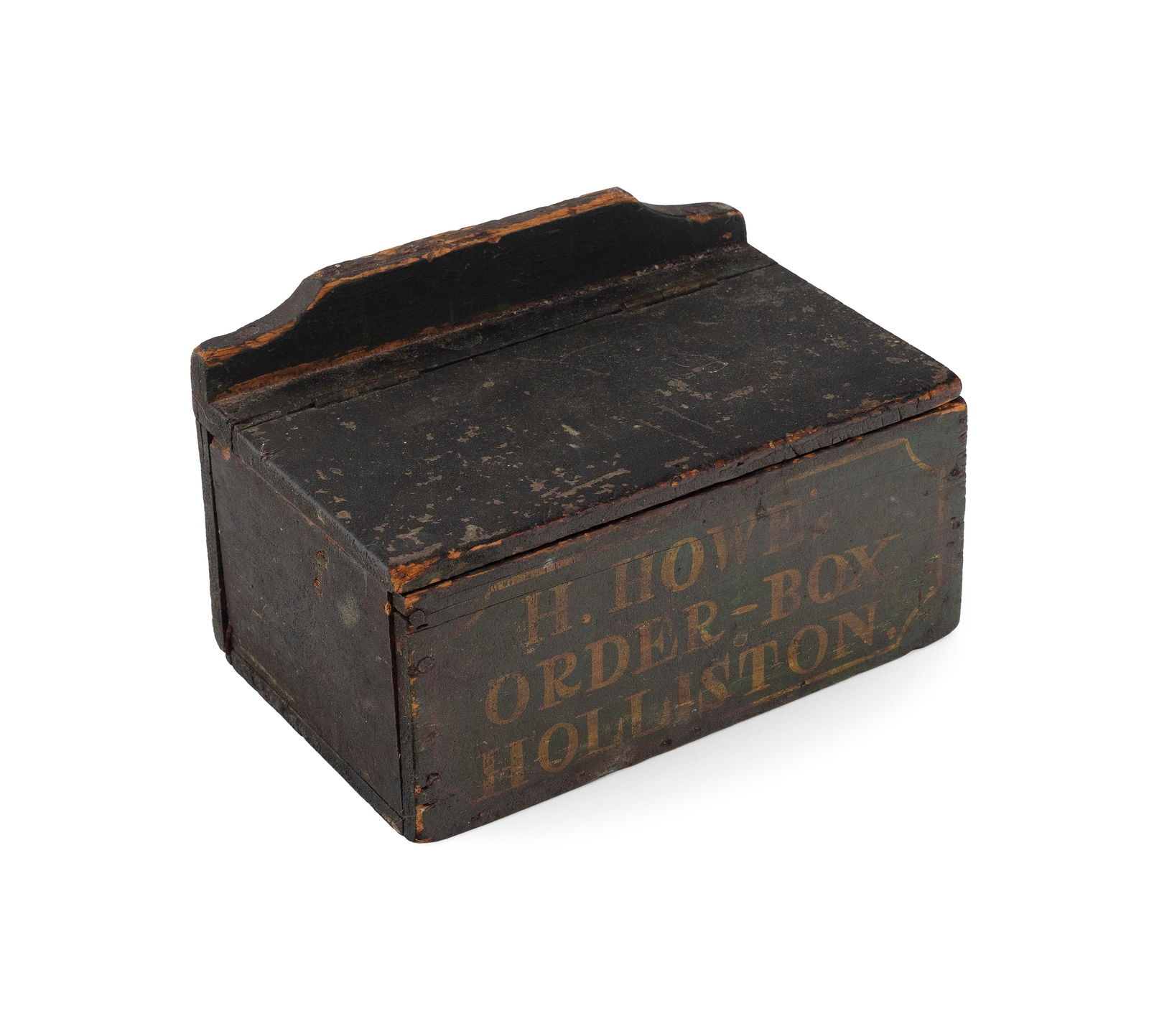 Order Box Massachusetts, 19th Century Height 5". Width 8.25". Depth 5.5