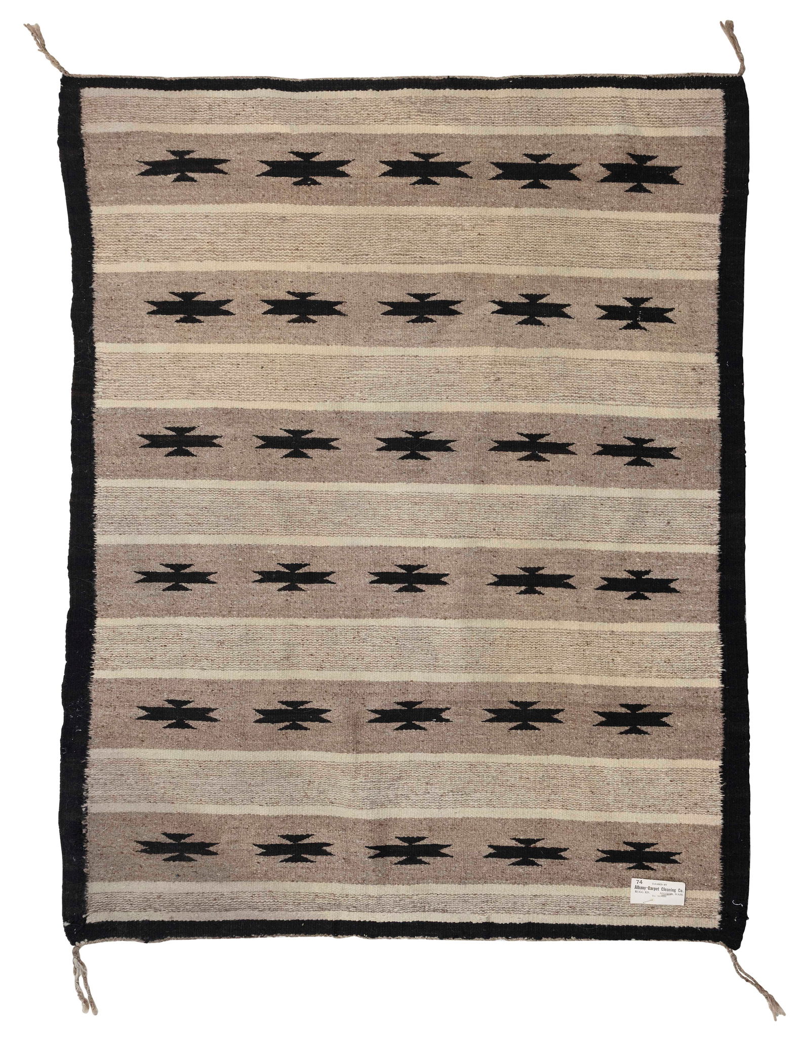 NAVAJO RUG: 3'0" X 3'11" 20th Century (1 of 1)