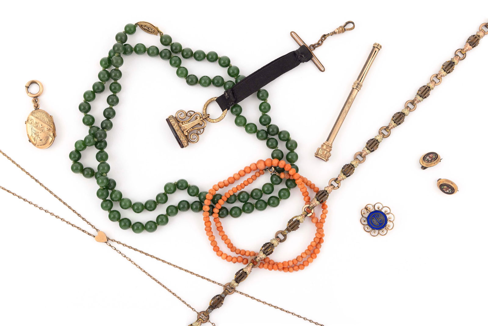 NINE PIECES OF ASSORTED JEWELRY (1 of 1)