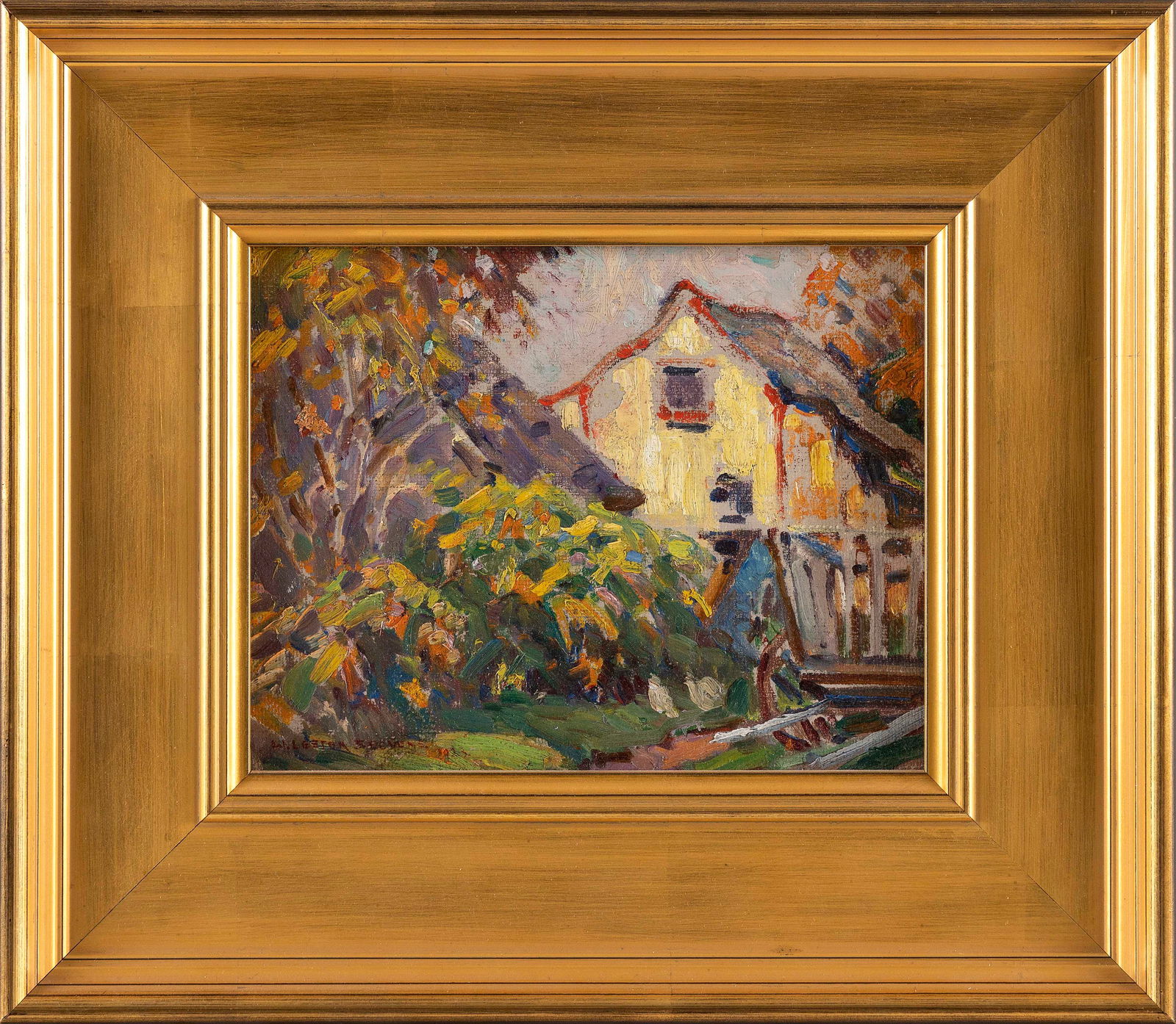 William Lester Stevens (massachusetts, 18881969), View Of A House