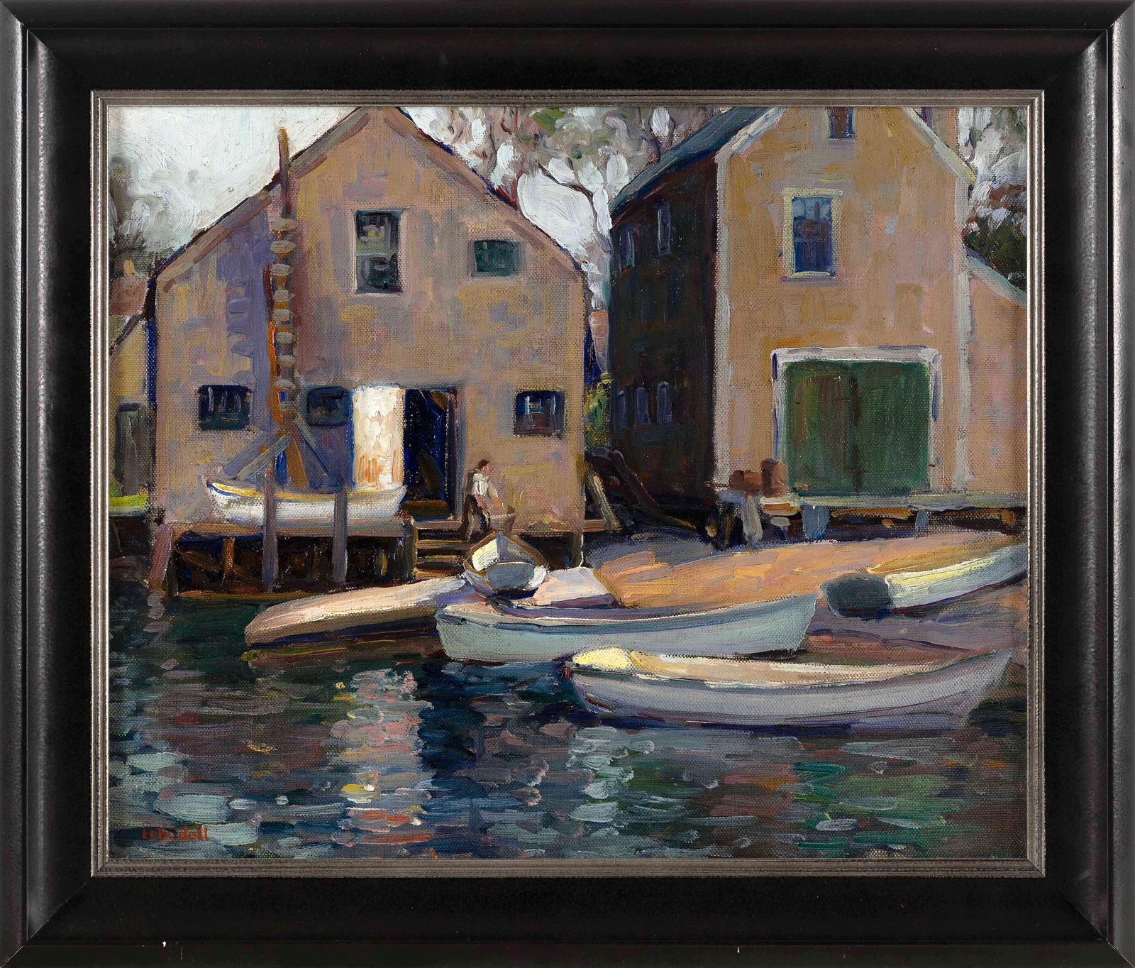 HORTENSE BUDELL (New Jersey/Pennsylvania/France, 1884-1981), “Cos Cob, Connecticut”., (1 of 3)