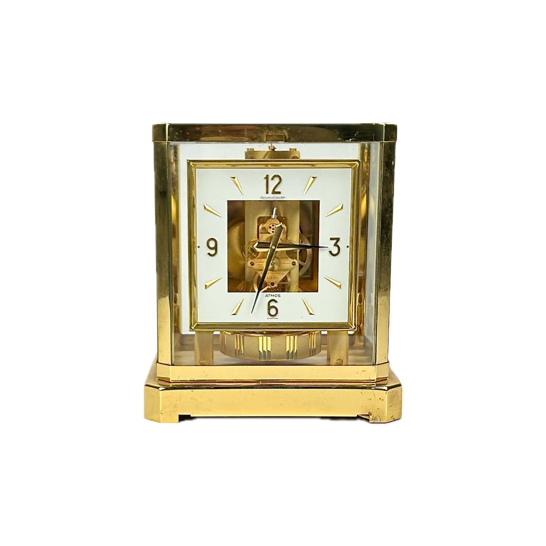 JAEGER-LECOULTRE ATMOS CLOCK Switzerland, Late 20th Century Height 9.25". Width 8.25". Depth 6.5". (1 of 6)