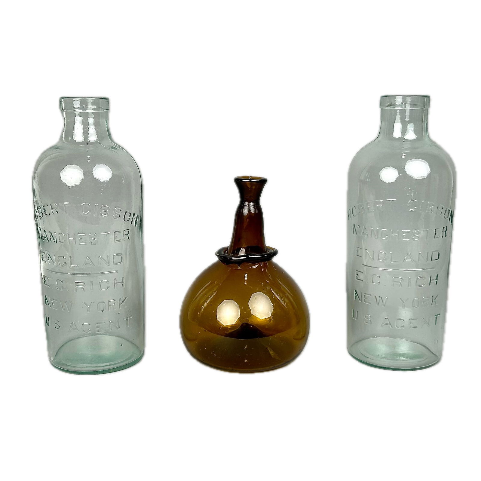 THREE ANTIQUE BOTTLES 19th/Early 20th Century (1 of 3)