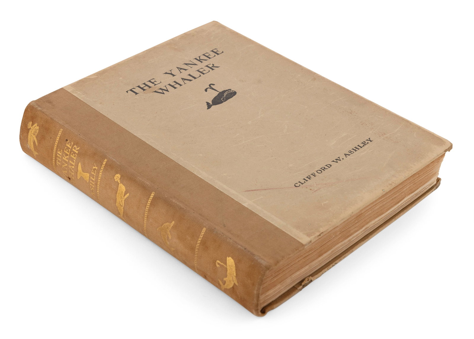 SPECIAL EDITION OF CLIFFORD W. ASHLEY'S "THE YANKEE WHALER" Approx. 11" x 9".: SPECIAL EDITION OF CLIFFORD W. ASHLEY'S "THE YANKEE WHALER" Boston and New York: Houghton Mifflin Company/The Riverside Press, 1926. Limited first edition of 1,625, of which 156 are numbered, signed a