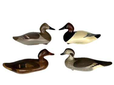 FOUR JOEY JOBES DECOYS Havre de Grace, Maryland, Contemporary Lengths to 16.5".