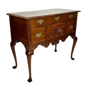 QUEEN ANNE HIGHBOY BASE 18th Century Height 36". Width 41". Depth 21".