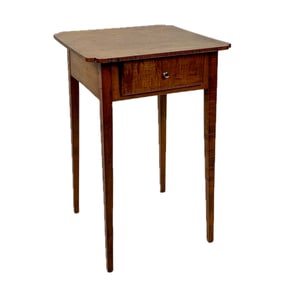 CUSTOM-MADE ONE-DRAWER STAND 20th Century Height 27". Width 17.5". Depth 17.5".