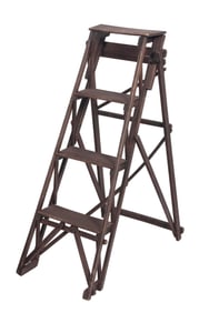 FOLDING LADDER First Half of the 20th Century Height 42.5".
