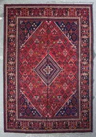JOSHEGHAN RUG: 7í3" X 10í6" Second Half of the 20th Century