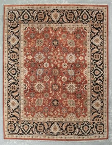 MAHAL DESIGN RUG: 8'0" X 10'2" 21st Century