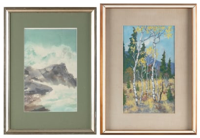 ELIZABETH RYAN (America, Late 20th Century), Two works