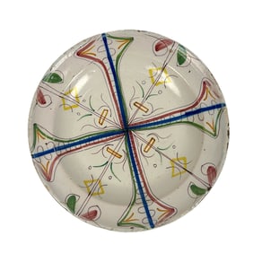 CONTEMPORARY STONEWARE CHARGER 20th Century Diameter 15".