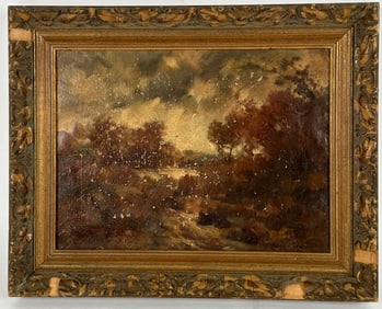 CHARLES MALCOLM FRASER (New York/Canada/United Kingdom, 1868-1949), "Clearing Storm"., Oil on