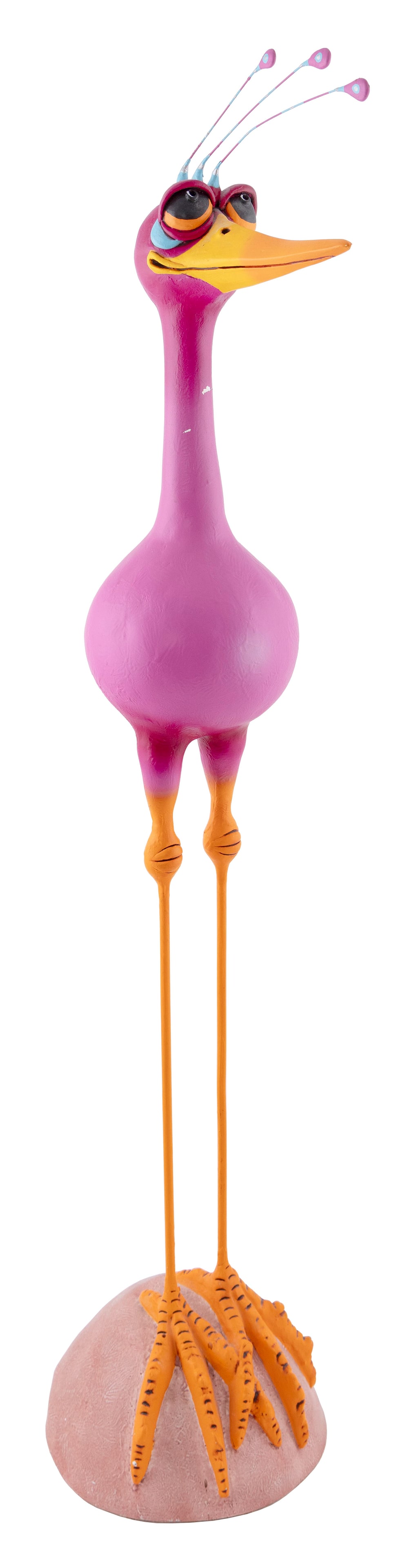 TODD WARNER (America, 1945-2022), "Straight Up"., Mixed media, height 37".: TODD WARNERAmerica, 1945-2022"Straight Up". From the Feathered Friends series. Signed, dated and numbered on base "Todd J. Warner 1996 141/150".Mixed media, height 37". Approximately 13.5 pounds.