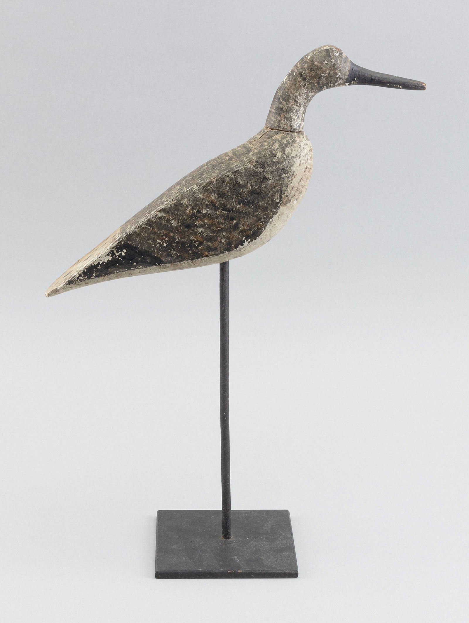 MASSACHUSETTS YELLOWLEGS DECOY Circa 1910 Length 12". (1 of 3)