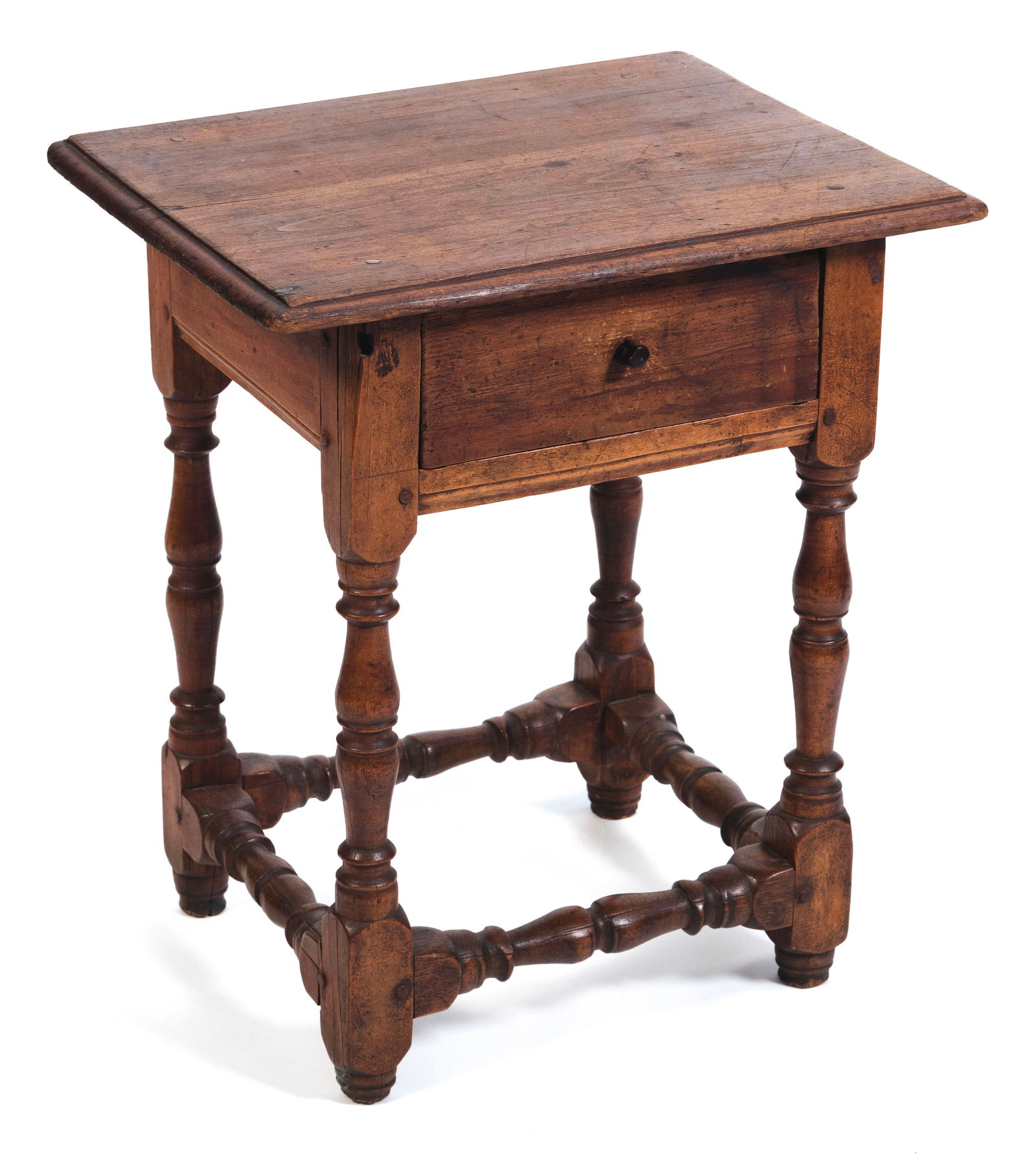 ONE-DRAWER STAND 18th Century Height 24". Width 21". Depth 16.75". (1 of 1)
