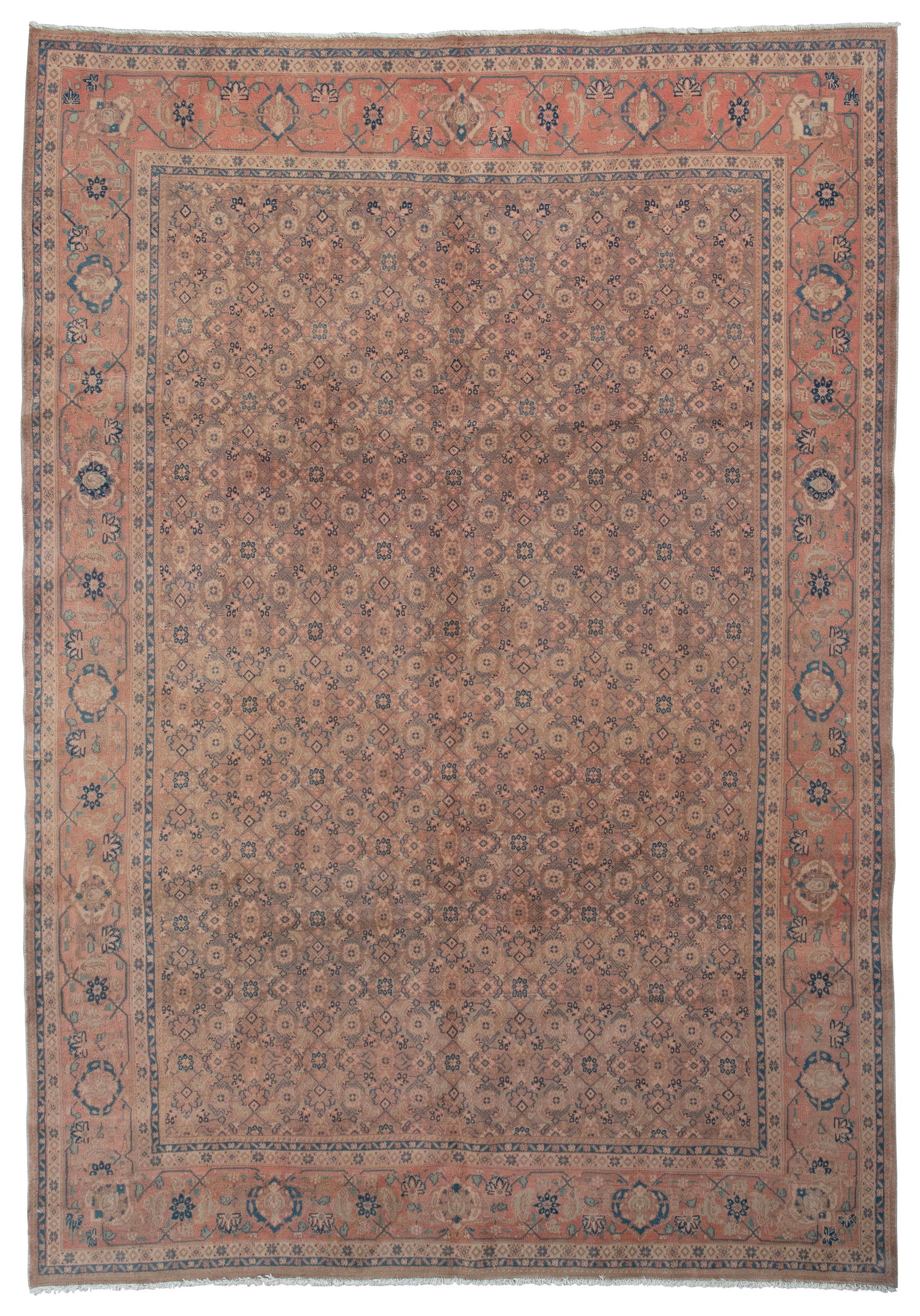 PERSIAN RUG: 7'2" X 10'2" Second Half of the 20th Century (1 of 3)