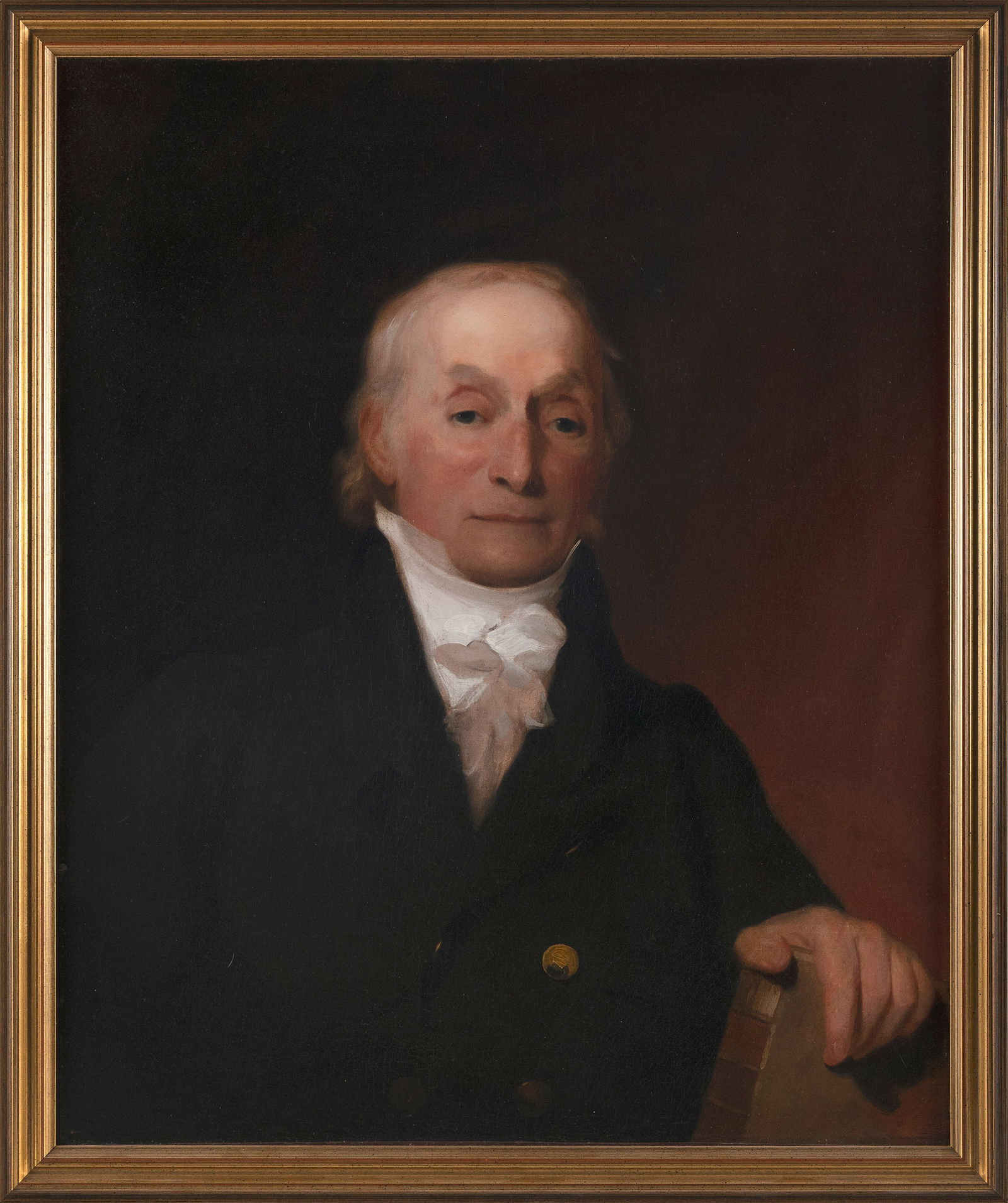THOMAS SULLY (Pennsylvania/England, 1783-1872), Portrait of Jared Mansfield, professor of: THOMAS SULLYPennsylvania/England, 1783-1872Portrait of Jared Mansfield, professor of mathematics, West Point. Unsigned. By descent in the Mansfield family. According to family, Mansfield was so belove