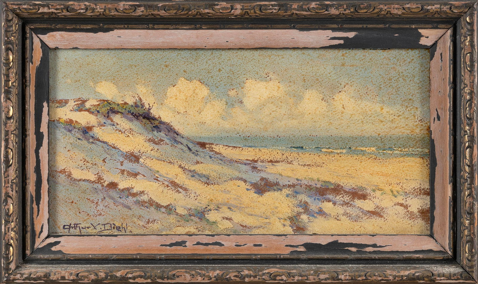 ARTHUR VIDAL DIEHL (Massachusetts/New York/England, 1870-1929), Dune scene, likely Provincetown, (1 of 2)
