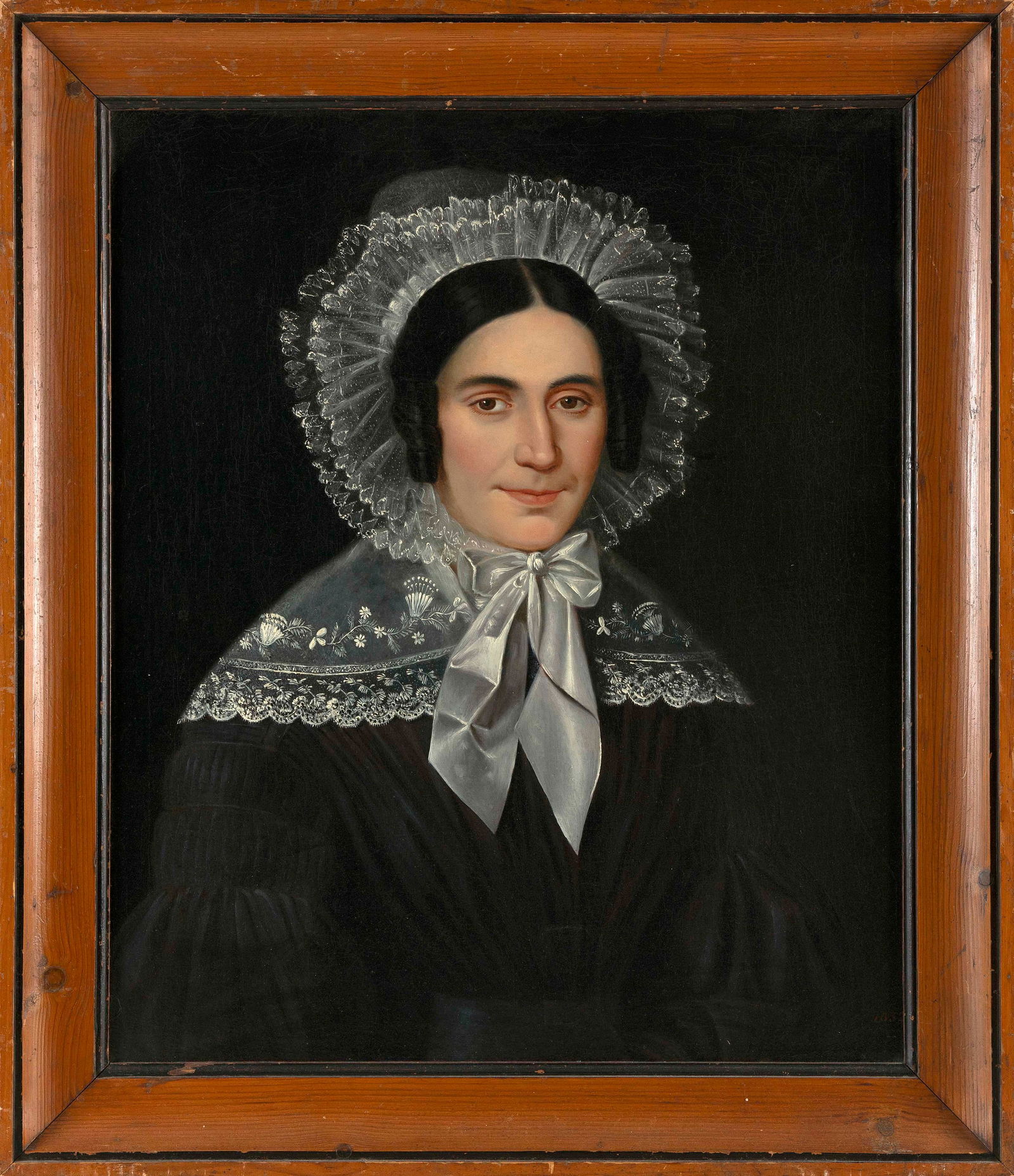 AMERICAN SCHOOL (Early 19th Century,), Portrait of Ann Taylor Gilman Emery., Oil on canvas, 25.5" x (1 of 2)