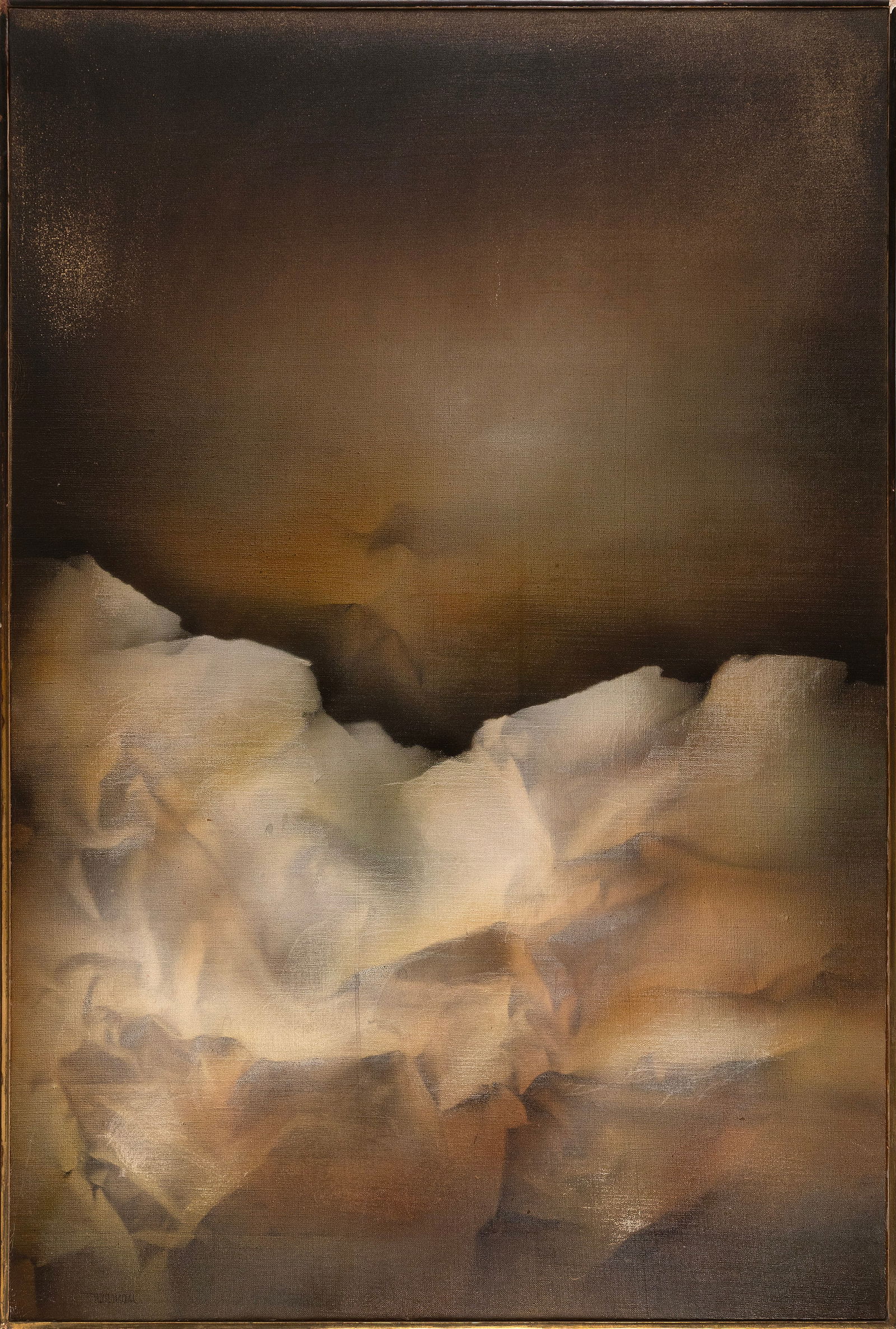 LEONARDO NIERMAN (New York/Mexico, 1932-2023), "Autumn"., Acrylic on masonite, 45.25" x 30.25". (1 of 2)